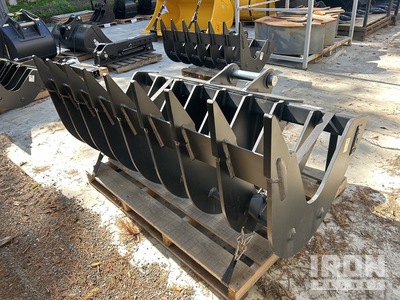 ATTACH2 2000 mm Q/C Excavator Rake - Fits 20 - 22 ton (Unused)