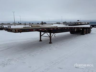 2001 Lode King 53 ft Tri/A Pritsche Anhänger