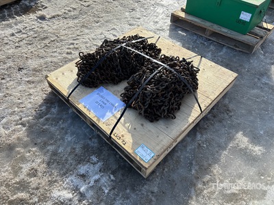 Quantity of (2) 20.5R25 Tire Chains - Fits Motor Grader (Unused)