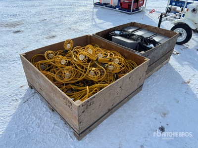 Quantity of (2) Crates of Shop Lights / String Lights
