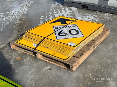 Quantity of Construction Signs