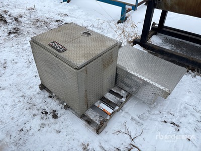 Quantity of (2) Aluminum Tool Boxes
