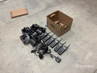 Quantity of (6) Radios and charging stations Radio