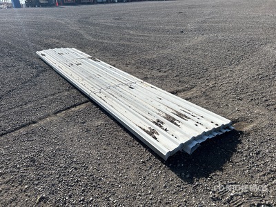 Quantity of (110) 15 ft 6 inches x 3 ft Steel Roofing Sheets