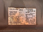 Engine with Emission Label