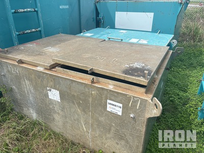 Quantity of (8) Laydown Aluminum Tool Box