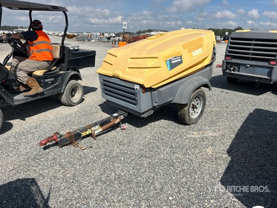 2018 Atlas Copco XAS185 185 cfm Mobile Compresor de aire