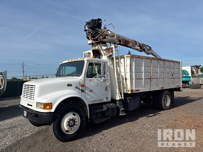 Prentice F90T BF/FT 2800 lb Articulated Boom on 1992 International 4900 4x2 Grapple Truck