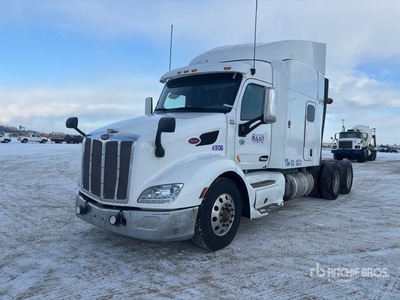 2016 Peterbilt 579 6x4 Cabeza Tractora Cabina Dormitorio