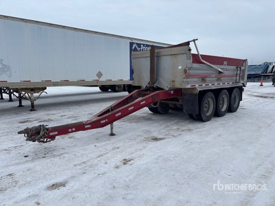 2009 Renn 17 ft Tri/A Pup エンドダンプトレーラー