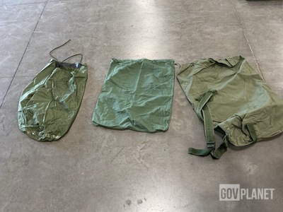 (95) Clothing Bags, (39) Barracks Bags, (78) Duffel Bags & Assorted Items
