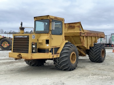 1987 Cat D25C Kiepwagen met knikbesturing