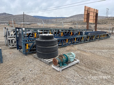 Quantity Of 2 36 in x 60 ft Portable Radial Stacking Conveyor