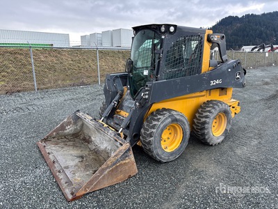 2019 John Deere 324G Two-Speed Kompaktlader