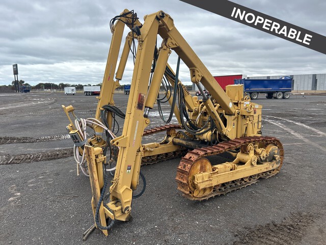 Atlas Copco ROC302 Tow-Behind Pneumatic Foundation Drill (Inoperable)