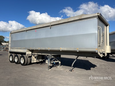 2022 Tefco 10.2 m Tri/A مقطورة للتفريغ الخلفي