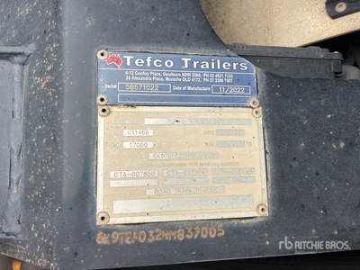 2022 Tefco Bogie/A Road Train Chariot à sellette