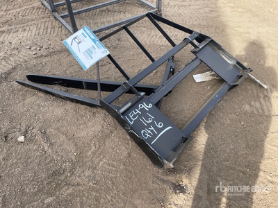 2026 Mower King SA Qty of 6 Skid Steer Forks (Unused)