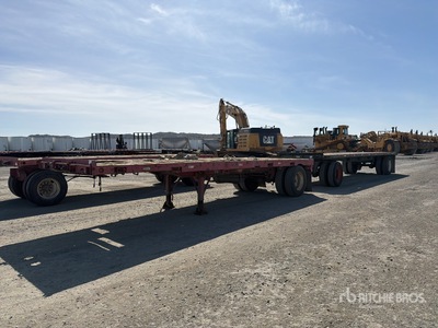 1967 Highway 24 ft S/A Lead Flatbed Trailer