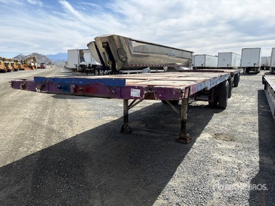 1960 Fruehauf 24 ft S/A Przyczepa płaska