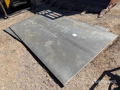 Quantity of (2) 2026 AGT 5ft x 8ft 5 ft x 8 ft Steel Plates (Unused)