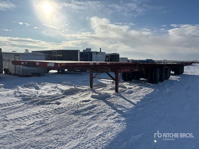 2007 Doepker DSL-30 Super 30 32 ft Super B-Train Lead Flatbed Trailer
