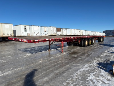 2008 Doepker DSL-30 Super 30 32 ft Super B-Train Lead Flatbed Trailer
