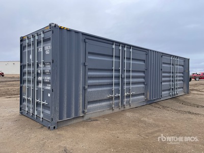 2025 40 ft High Cube Multi-Door Storage Container