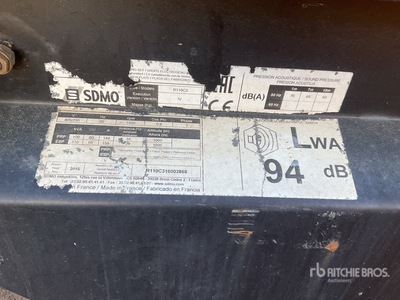 2016 Sdmo R110 Generatore