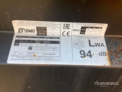 2015 Sdmo R110 Generatore