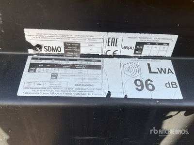 2016 Sdmo R66 Generatore