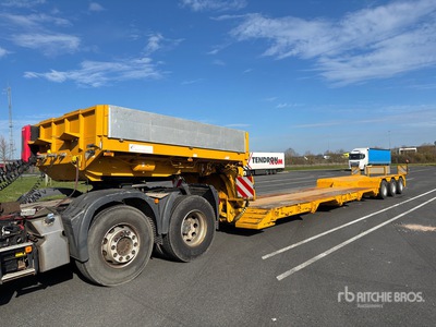 1994 Faymonville STBZ-3VA Tri/A Semi Remorque Porte Engin Lowboy Trailer