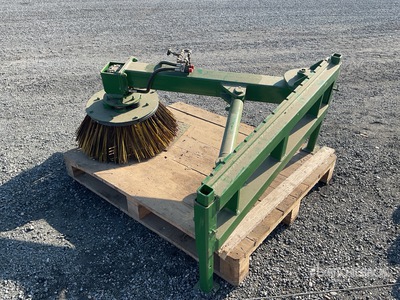 Sweeper with hydraulic swing