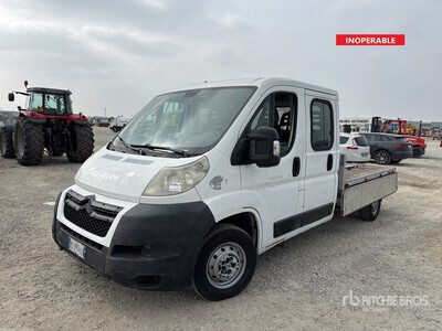 2008 Citroen Jumper Flatbed Dump Truck (Inoperable)