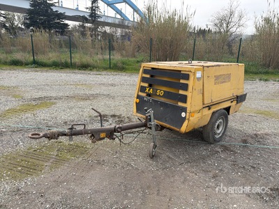 1989 Atlas Copco XAS50 Mobile Compresseur A Air Air Compressor
