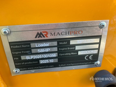 2025 Machpro MP-L300 Pala cargadora