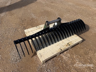 2026 Haener HBR2000-P65A Lifting Râteau de pelleteuse (Unused)