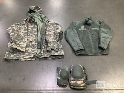 (4) Cold Weather Parkas, (10) Cold Weather Jackets & Assorted Items