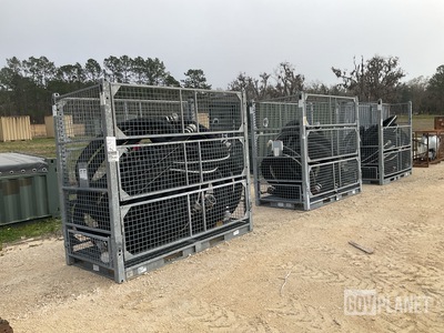 (27) Goodyear Type II Liquid Fuel Hoses w/(3) Storage Cages