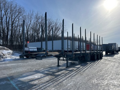 2022 Temisko LD-MT4W-48 48 ft Quad/A Pole Log Trailer