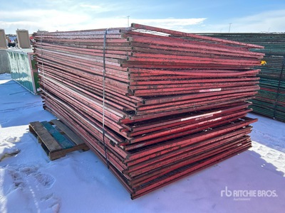 Quantity of (50) 6 ft x 9 ft 6 in Site Fence