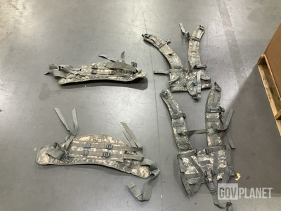 (120) Molded Waist Belts & (70) Enhanced Frame Shoulder Straps