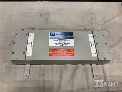 (2) Genisco Filter GF58633 EMI Filters