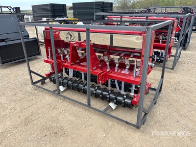 2026 AGT STSD10 72 in 3-Point & Skid Steer Seeder (Unused)