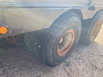 Trailer Chassis with Left Front Tire
