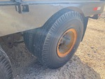 Trailer Chassis with Left Rear Tire