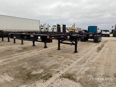 2023 Chassis King 40 ft T/A Extendable Container Trailer
