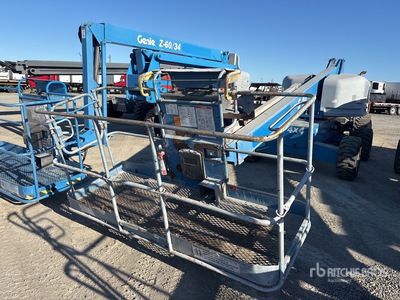 2017 Genie S40 4WD Diesel Telescopic Boom Lift