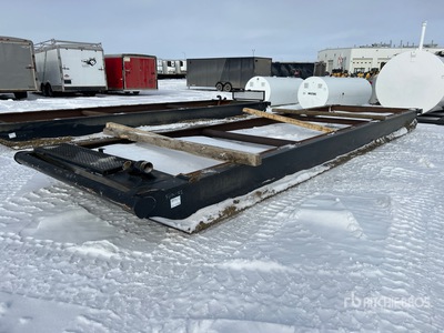 Skid Mounted Steel 27 ft x 7 ft 4 in Containment タンク