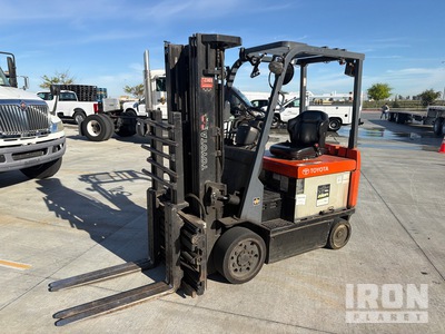 2009 Toyota 7FBCU30 4500 lb Electric Forklift